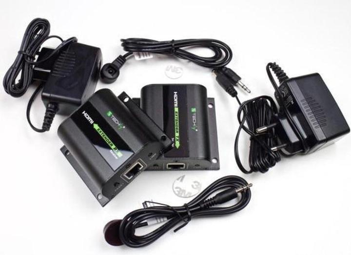 Produktbild Techly HDMI Extender via Cat RJ45 Kabel (0.07 m, HDMI)