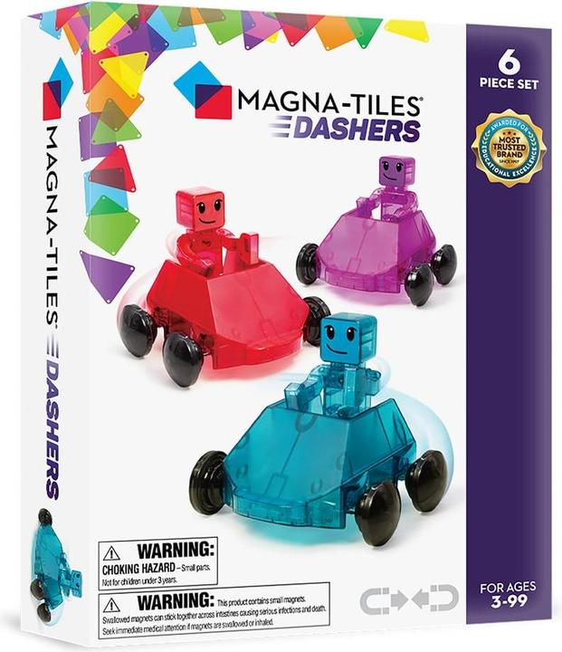 Actual product image Magna-Tiles Dashers set 6 pieces