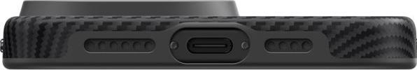 Actual product image Pitaka Magsafe Backcover Pro made from real aramid (Apple iPhone 16 Pro)