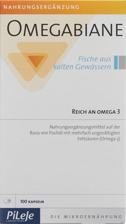 Image du produit Omegabiane Huile de poisson des eaux froides Capsule (100 pièce(s), Capsules, 106 g)