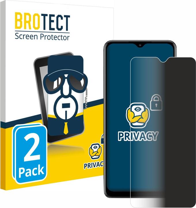 Immagine prodotto BROTECT Pellicola privacy antispia Pellicola di protezione dalla luce blu (2 Pezzo/i, Samsung Galaxy M12)