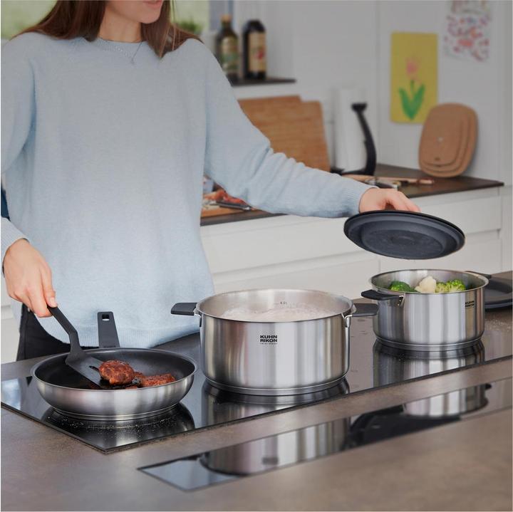 Actual product image Kuhn Rikon Smart Compact 1.5.L/16cm (16 cm, Pot, Stainless steel)