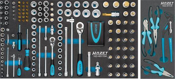 Actual product image HAZET Tool trolley 179NXXL-7/340 W959xD518xH1020mm 600 kg 7 drawers 340 pieces sheet steel (340 x)