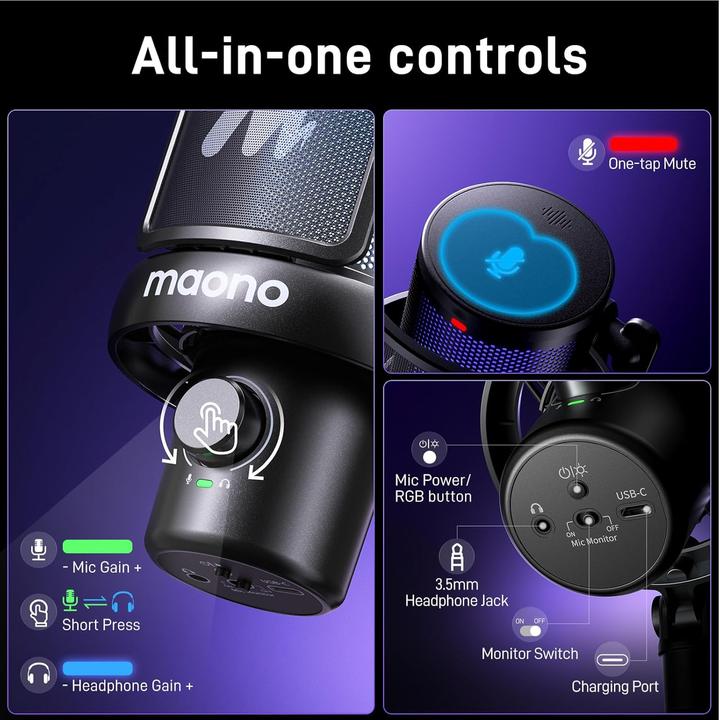 Immagine prodotto Maono DM40 Pro Microphone (black)