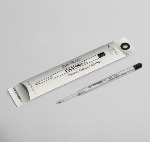 Immagine prodotto Leuchtturm1917 Ricarica stilo 0,5 mm, nero (Mine di ricambio, Nero, 0.50 mm)
