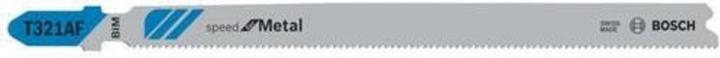 Actual product image Bosch Professional Zubehör PRO Metal Pipes and Profiles T321AF Jigsaw blade, 132 mm, 5 pcs.