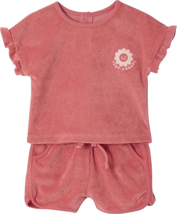 Produktbild Vertbaudet Baby-Set: T-Shirt & Shorts aus Frottee (68)