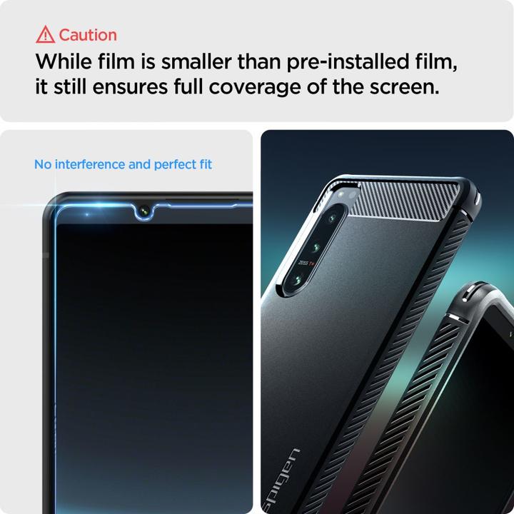 Produktbild Spigen Folia Neo Flex Sony Xperia IV 2szt aplikacja na mokro AFL05781 (2 Stück, Sony Xperia 5 IV)