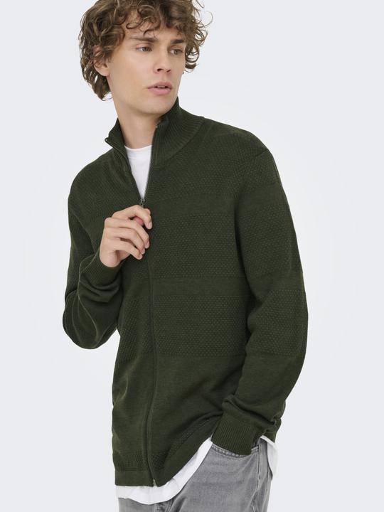 Immagine prodotto Only & Sons Onsmalik Reg 12 Pin Zip Cardigan Knit (L)