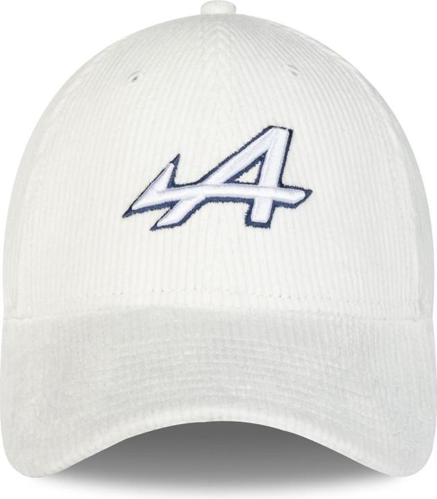 Actual product image New Era 9Forty Strapback Corduroy Cap - F1 Bwt Alpine A290 White
