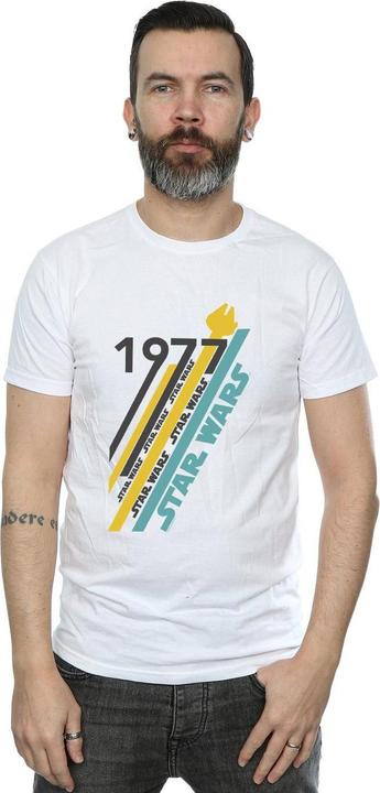 Immagine prodotto Star Wars Retro 77 Stripes Maglietta Uomo (L)