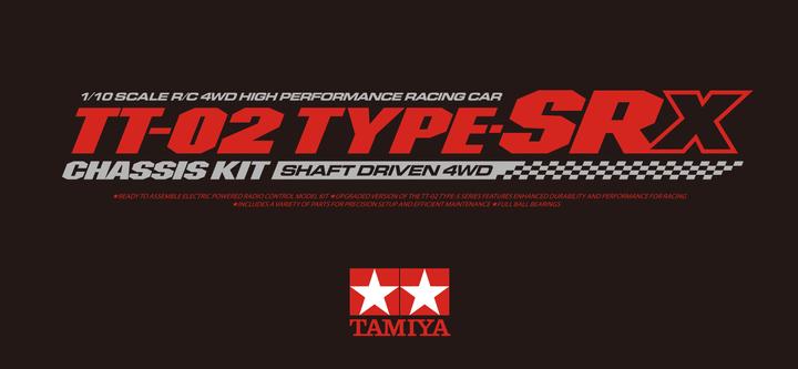 Actual product image Tamiya Touring Car TT-02 Type-SRX Chassis (Kit)