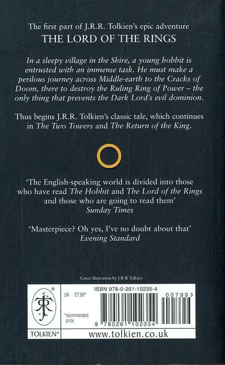 Immagine prodotto The Lord of the Rings, The Fellowship of the Ring (Inglese, J.R.R. Tolkien, 2001)
