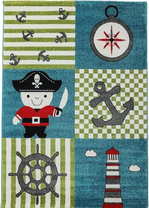 Actual product image Paco Home Piraten-Kompass-Anker-Leuchtturm (120 x 170 cm)