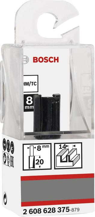 Actual product image Bosch Professional Zubehör Groove cutter, 8 mm, D1 14 mm, L 20 mm, G 51 mm