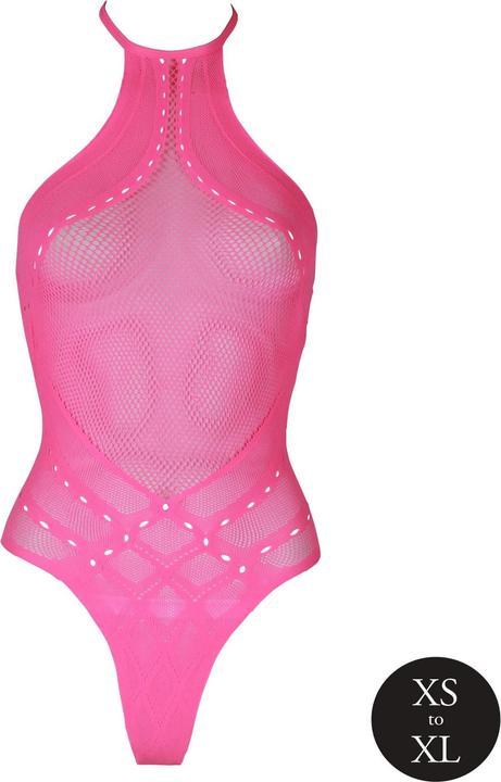 Ouch! Body met halternek - XL/XXXXL (XXL, 3XL)