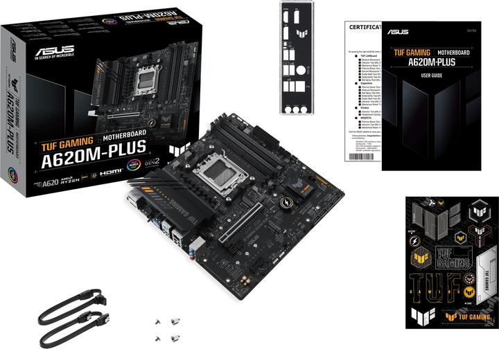 Productafbeelding ASUS TUF GAMING A620M-PLUS (AM5, AMD A620, mATX)