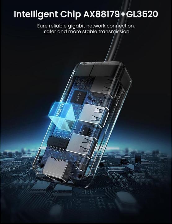 Produktbild Ugreen USB 3.0 Hub (USB-A, 4 Ports)