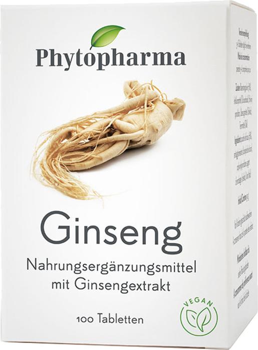 Image du produit Phytopharma Ginseng (100 pièce(s), Cachets, 73 g)