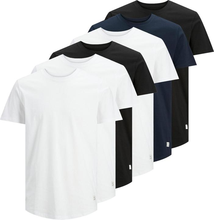 Jack & Jones Jjenoa Tee 6pk (S)