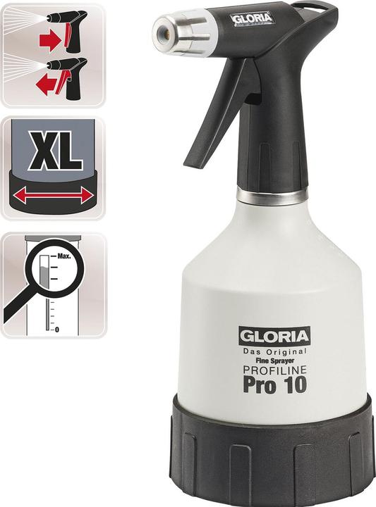 Produktbild Gloria Haus und Garten Handsprüher Pro 10 - 1 L Sprühflasche Ölfest (1 l)