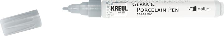 Image du produit Kreul Glass & Porcelain Pen Metallic medium (Argent)
