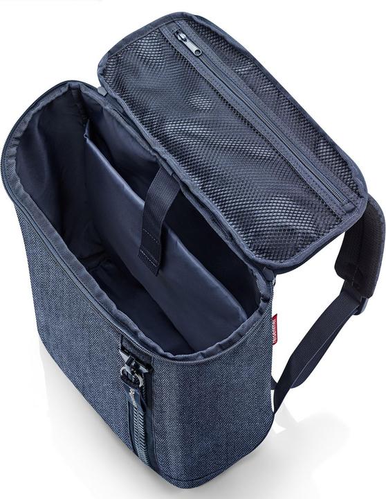 Produktbild reisenthel Reisetasche Overnighter-Backpack Herringbone Dark Blue (13 l)