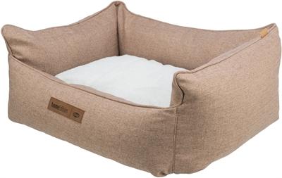 Image du produit Trixie Farello lit, square, 80 × 60 cm, brown/white (Chien)