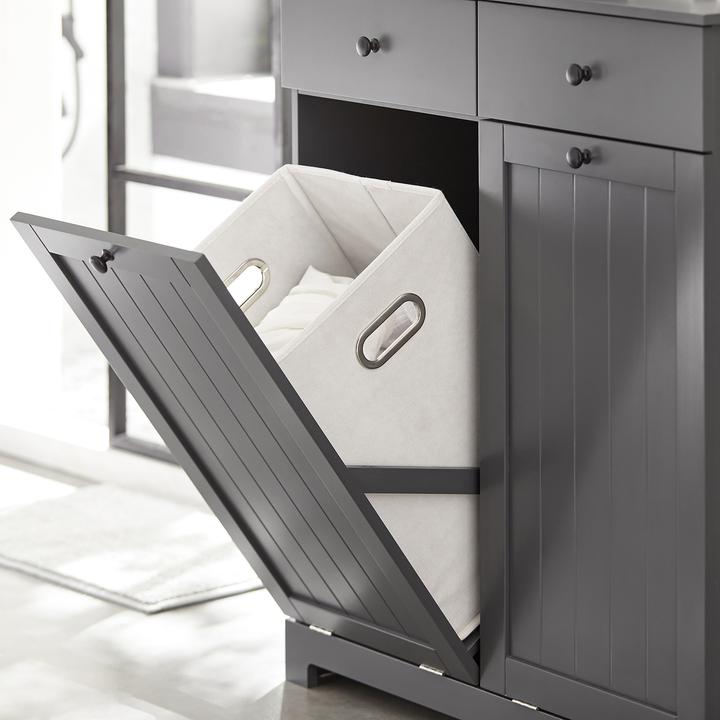 Produktbild SoBuy Wäscheschrank mit 2 Wäschesäcke