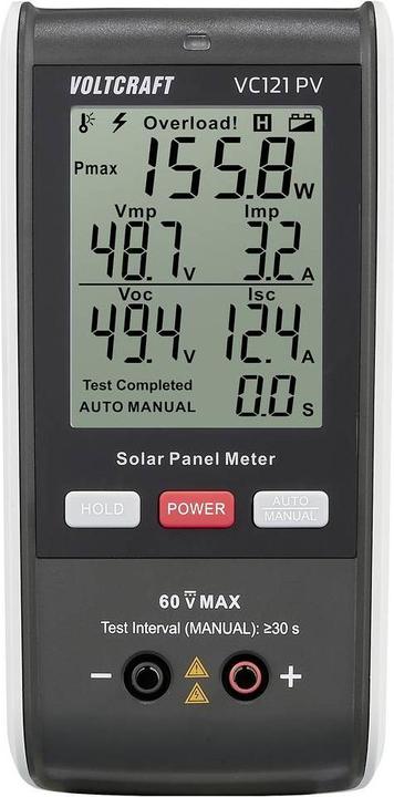 Voltcraft VC121 PV Solarenergie-Messgerät
