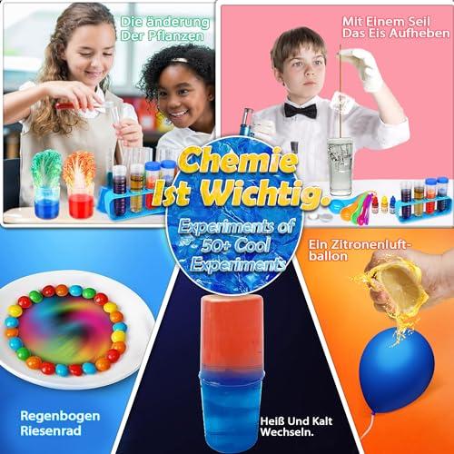 Produktbild Activity Board 56 Wissenschaft Experimente für Kinder ab 4-6-8-12 Jahre - Kristalle Züchten,Vulkan Spielzeug