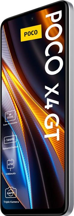 Productafbeelding Xiaomi Poco X4 GT (128 GB, Zilver, 6.60", Dubbele SIM, 64 Mpx, 5G)