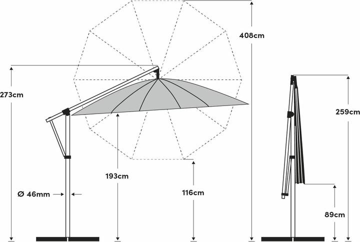Immagine prodotto Suncomfort by Glatz Pendolino (2.53 m)
