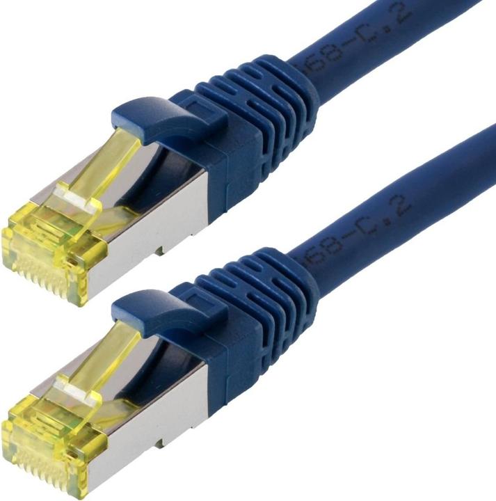 Helos Netzwerkkabel (S/FTP, CAT6a, 1 m)