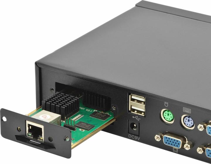 Actual product image Digitus IP module for KVM switches Remote maintenance via web interface for DS-23200 DS-23300