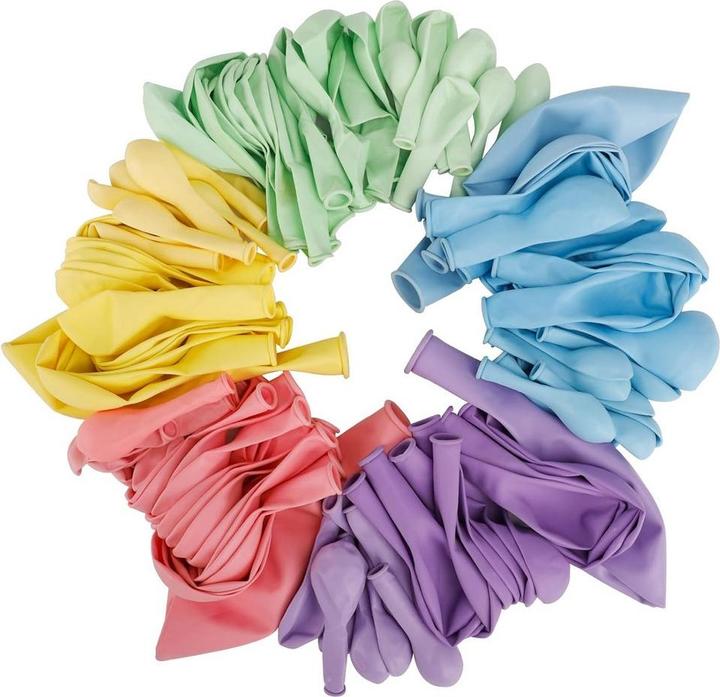 Actual product image Latex Pastel Balloons (Pack of 20) (20 x)