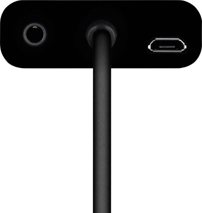 Image du produit Belkin Câble HDMI - D-Sub (VGA) + jack 3,5 mm long de 0,15 m (B2B137-BLK) (0.10 m, VGA, HDMI)