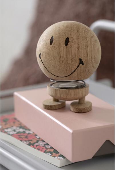 Produktbild Hoptimist Aufsteller Bumble Smiley M, Braun (9 x 8.5 x 12 cm)