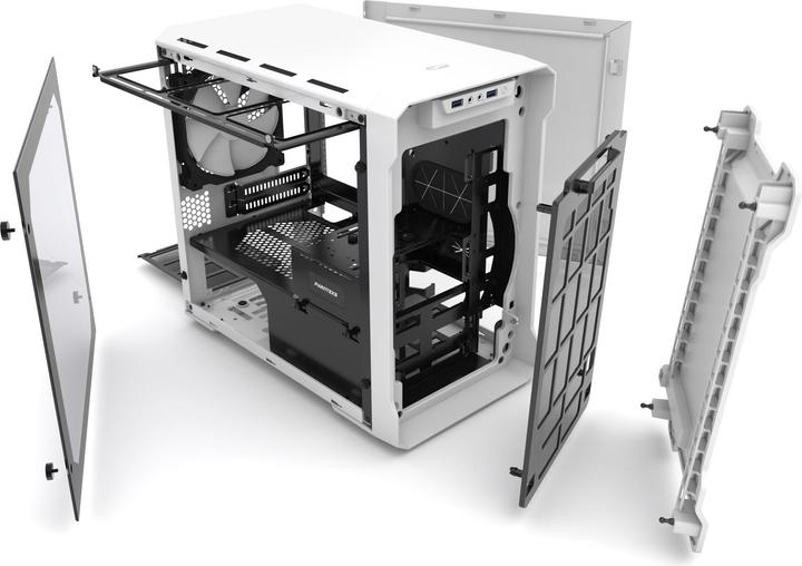 Actual product image Phanteks Enthoo Evolv ITX Mini-ITX Case, TG, RGB LED (Mini-ITX)