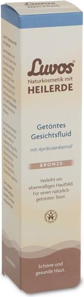 Actual product image Luvos Tinted face fluid bronze natural cosmetics with healing clay