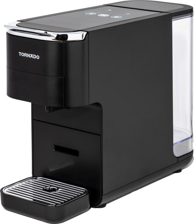 Actual product image Tornado Kapselmaschine TCM-7042-GS / 5-in-1 Capsule Coffee Maker Schwarz (NESCAFÉ Dolce Gusto, Lavazza Blue)