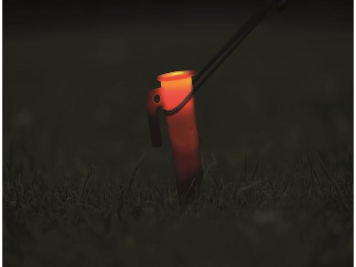 Actual product image Calima CAMPING EQUIPMENT LED tent pegs, 4 pieces