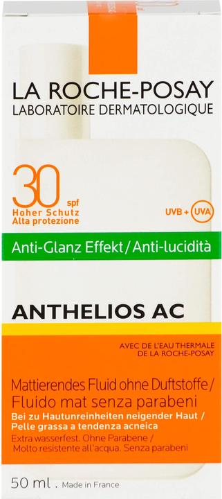 Actual product image La Roche Posay Anthelios AC Matte Fluid SPF 30