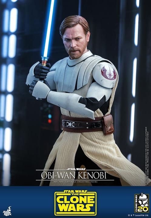 Produktbild Hot Toys Star Wars The Clone Wars figurine 1/6 Obi-Wan Kenobi 30 cm