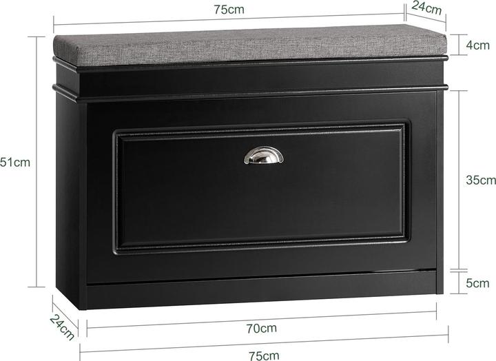 Produktbild SoBuy Stanley (75 x 51 x 24 cm)
