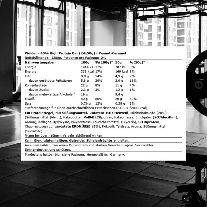 Produktbild Weider High Protein Riegel (1 Stk., 1200 g)