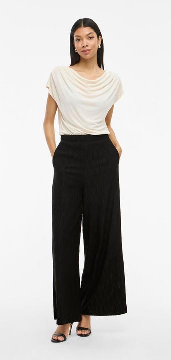 Produktbild Vila VIZORA High Waist Hose mit weitem Bein (L)