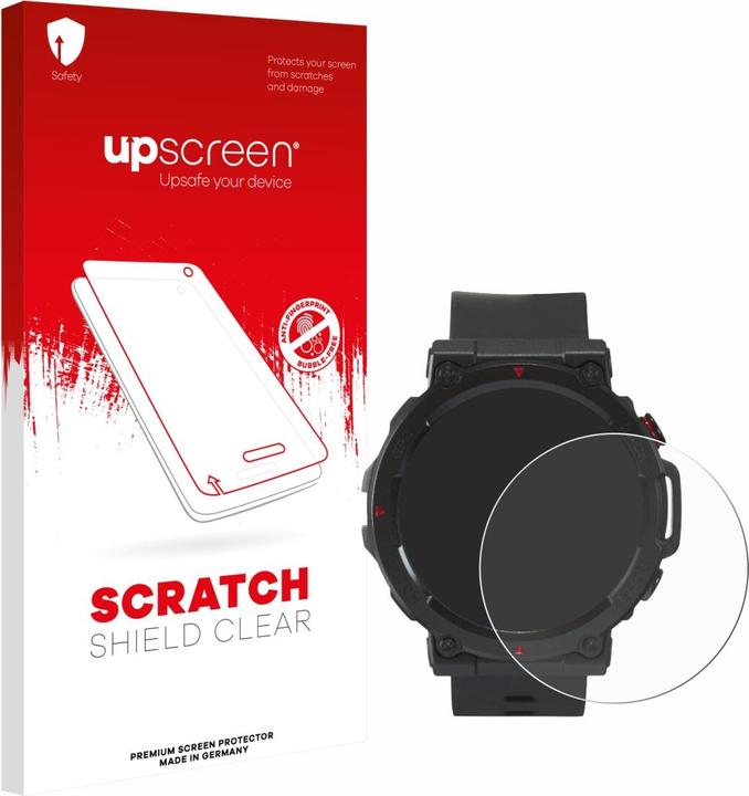 upscreen Schutzfolie für Crivit Sport-Smartwatch Displayschutz Displayschutzfolie Folie Klar Transparent
