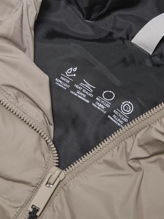 Produktbild Only & Sons Abnehmbare Kapuze Gerippte Ärmelbündchen Mantel Daunenjacke (L)
