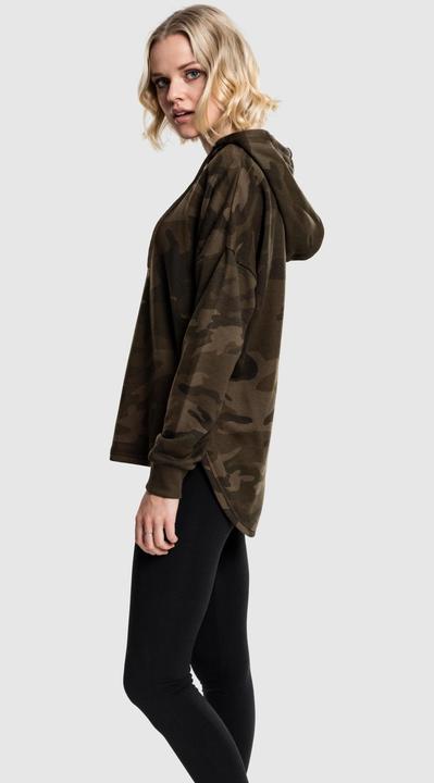 Immagine prodotto Urban Classics Felpa con cappuccio camo oversize da donna (XS)